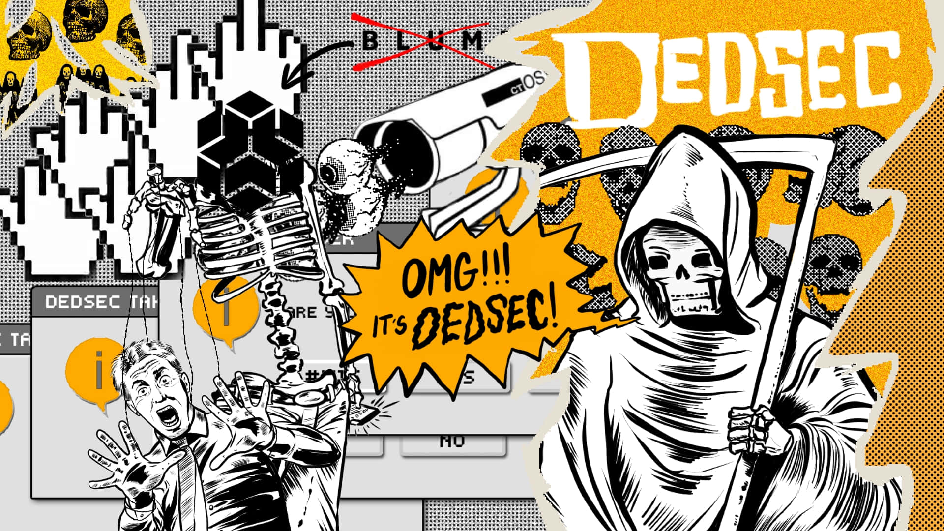 Dedsec Hacker Collective Artwork Wallpaper