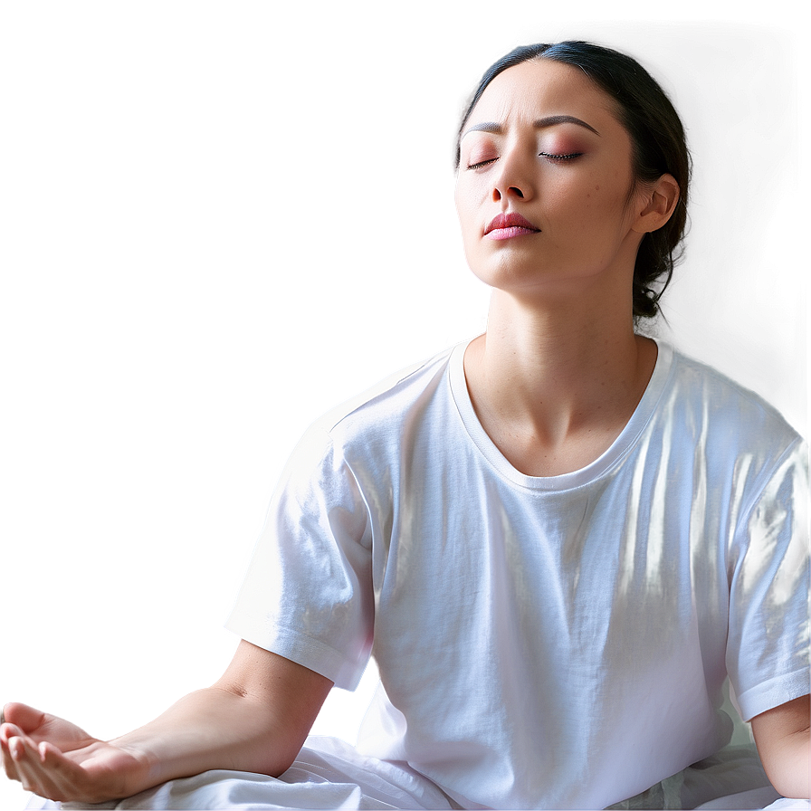 Deep Breathing Meditation Png Lsv4 PNG