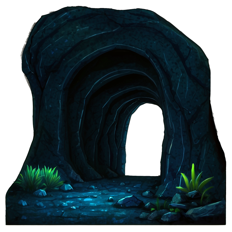 Deep Darkness Cave Png Ccc PNG