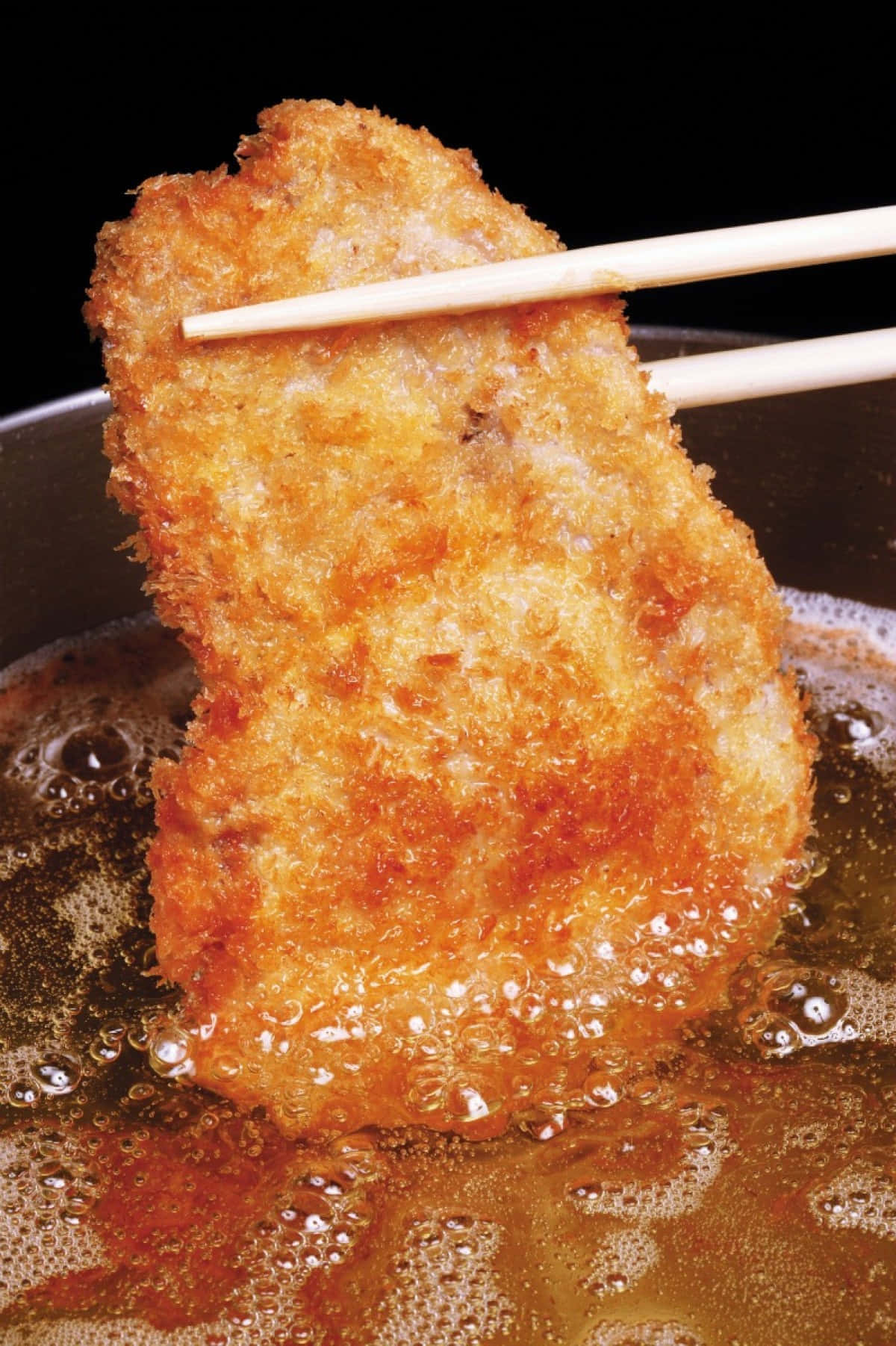 A Fried Chicken In A Pan