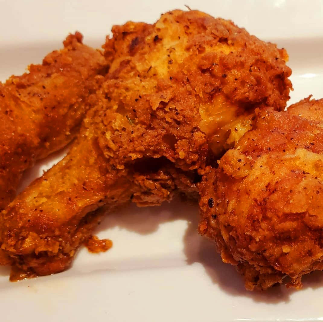 Fried Chicken On A Plate