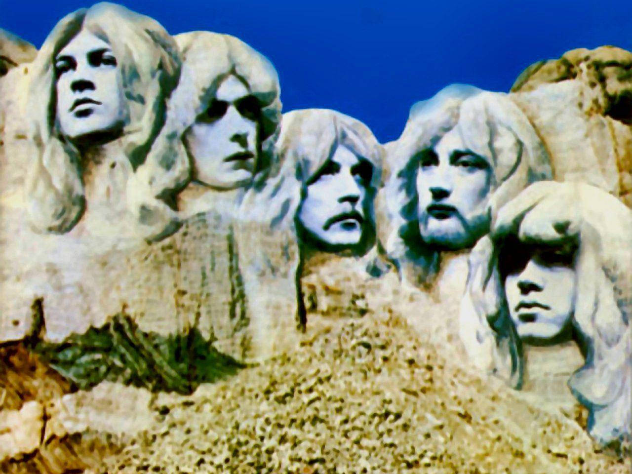 Iconic Deep Purple Rock Album Cover Art Wallpaper