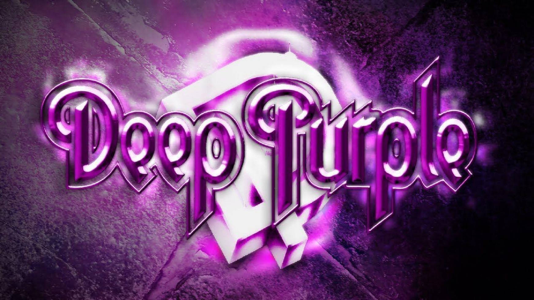 Deep Purple Band Rocking Out Illustration Wallpaper