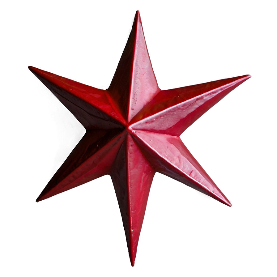 Deep Red Star Png Cgr99 PNG