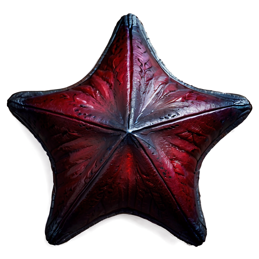 Deep Red Star Png Pdn PNG