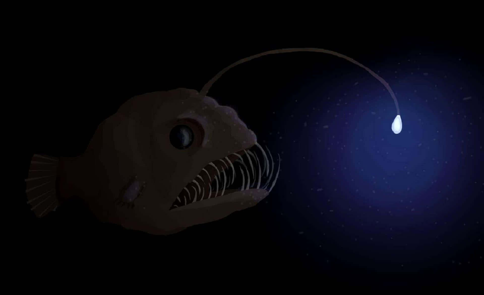 Deep Sea Anglerfish Illumination Wallpaper