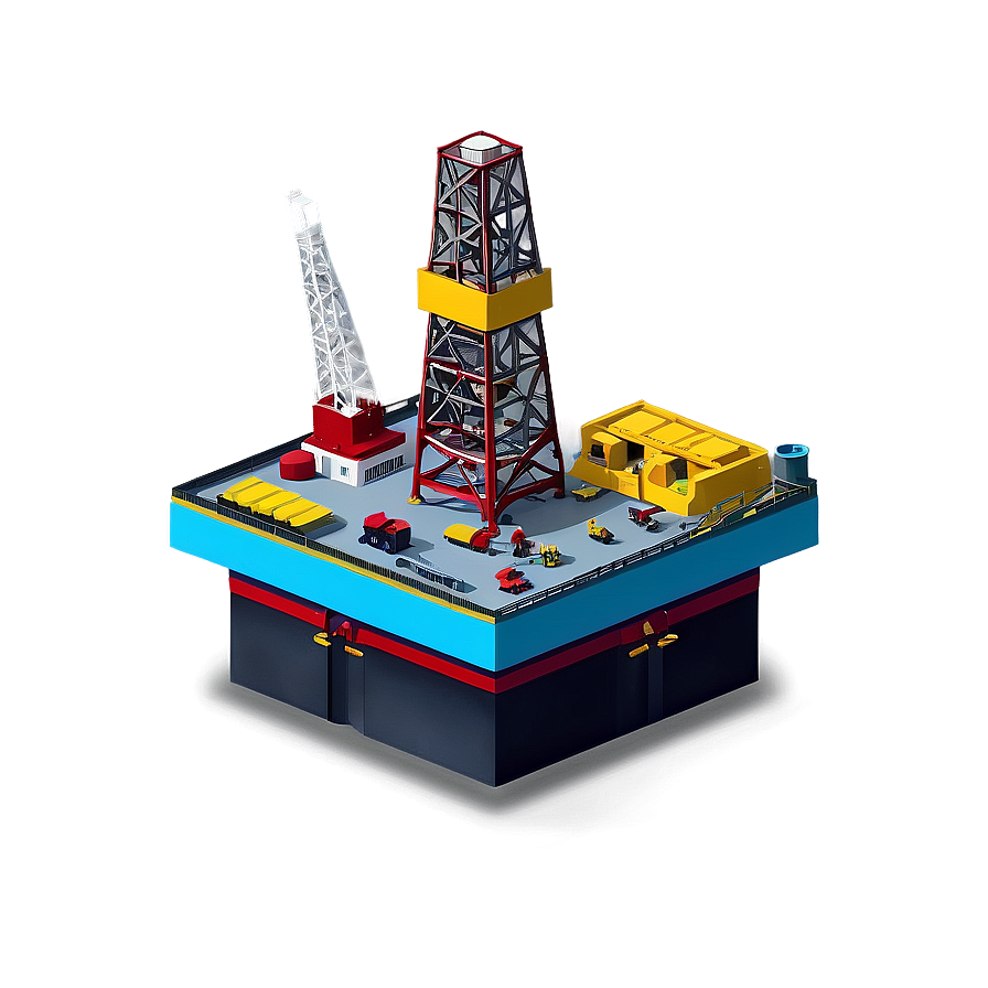 Deep Sea Oil Rig Png Jon38 PNG