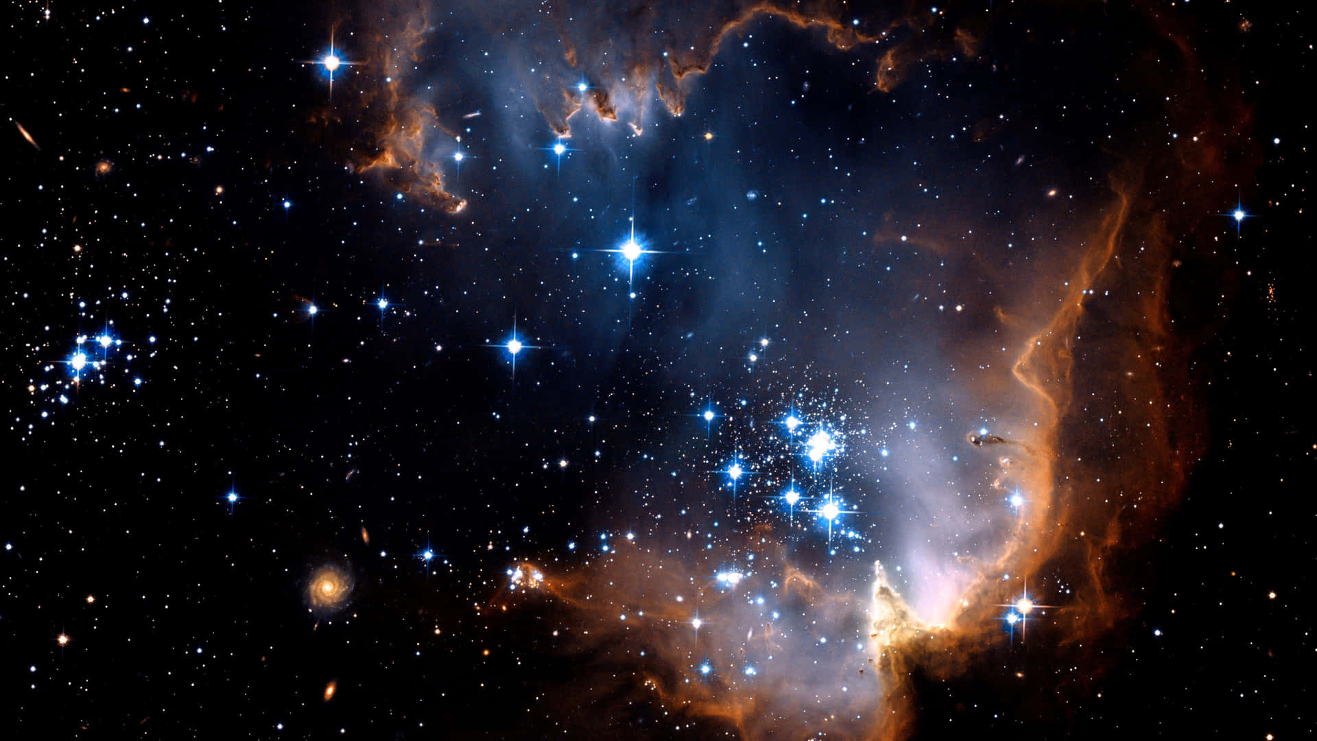 Group Of Stars Deep Space Hd Wallpaper