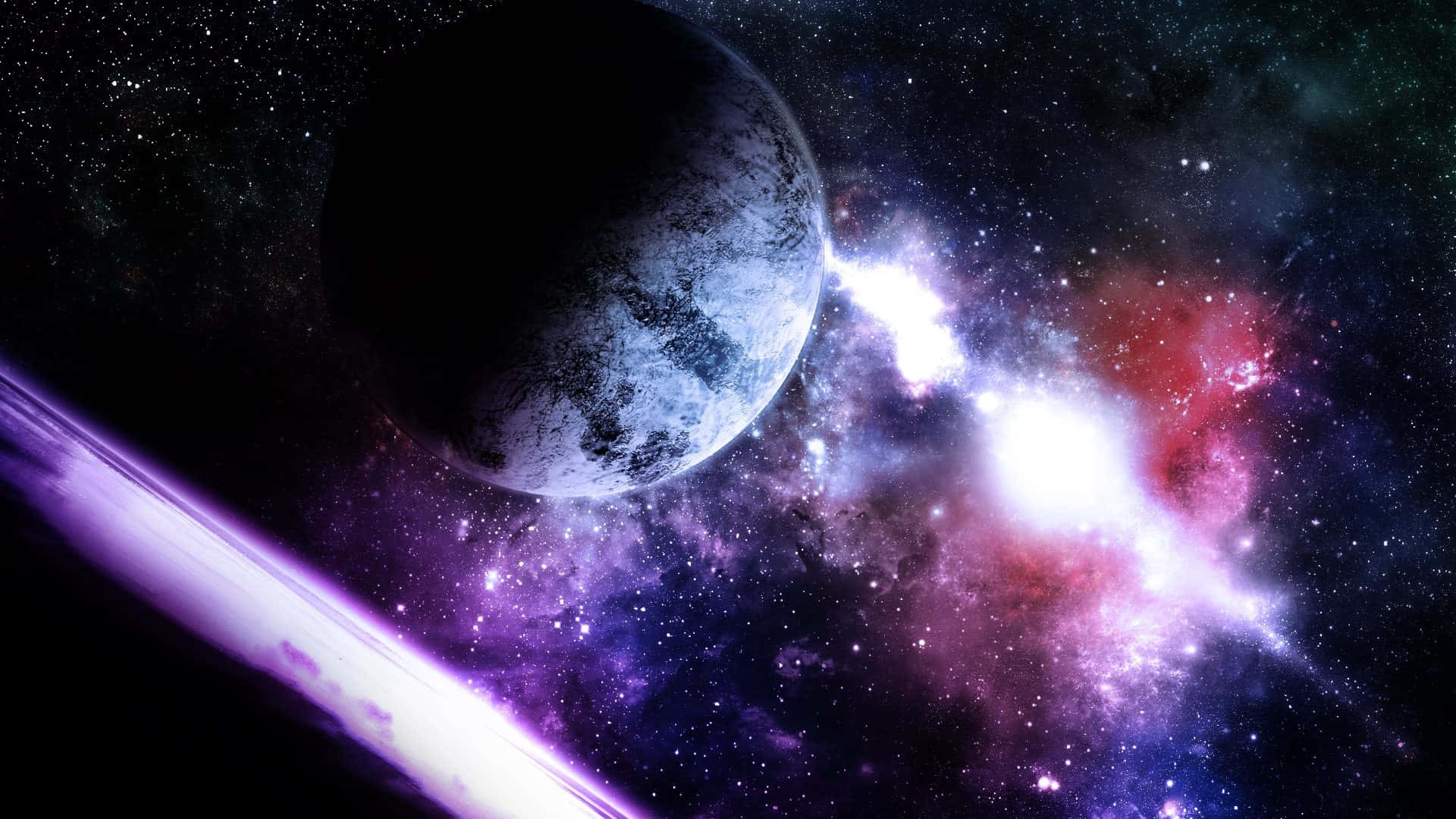 Glorious Nebula in Deep Space Wallpaper