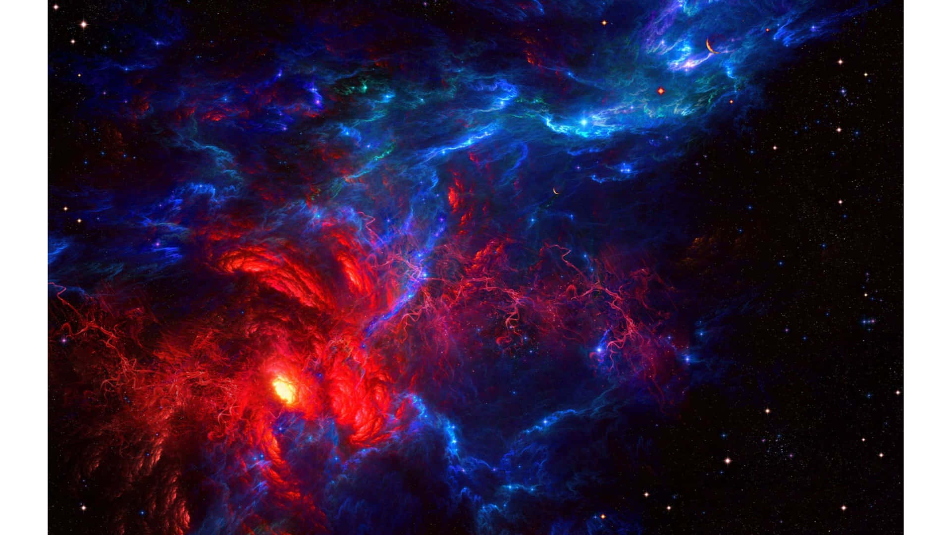 Imágenesde Colores Galácticos En El Espacio Profundo