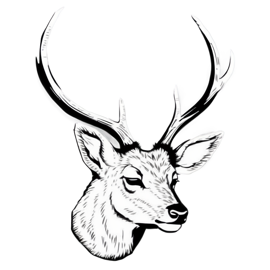 Deer Head Silhouette Png Myp69 PNG