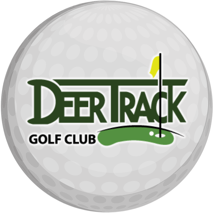 Deer Track Golf Club Ball Logo PNG