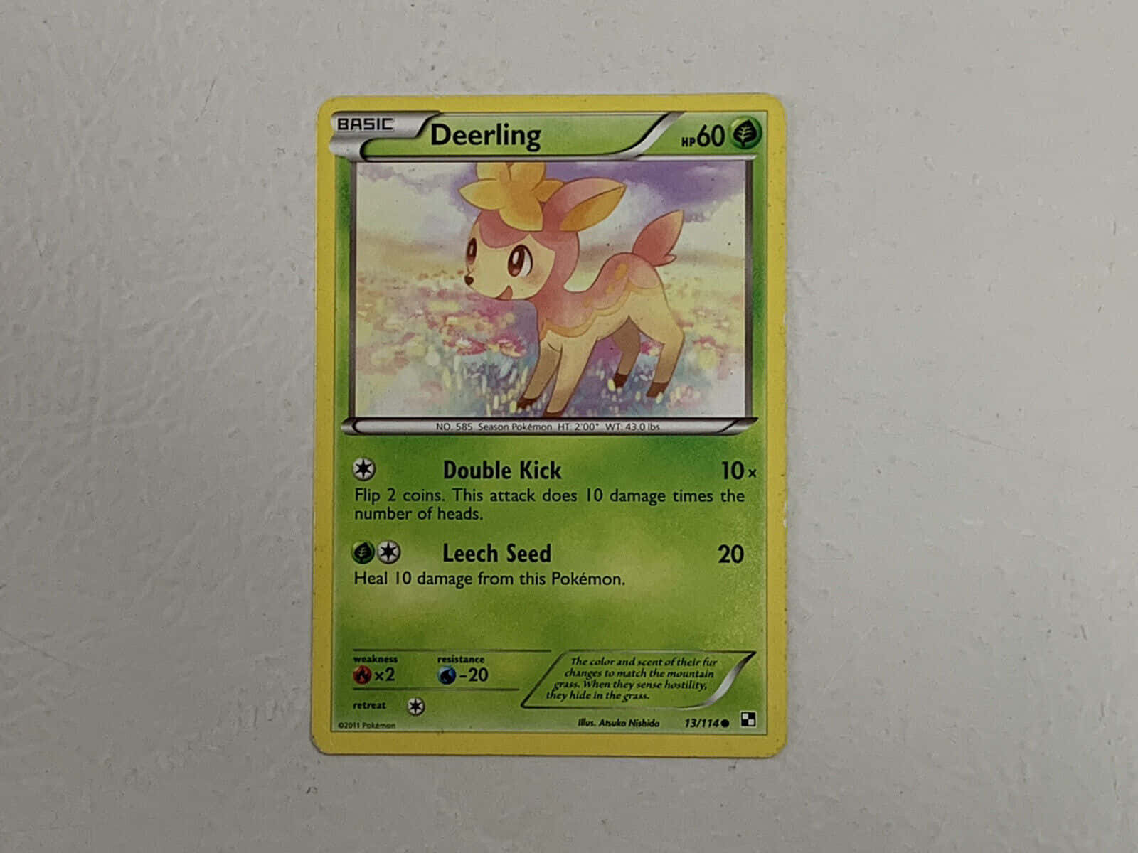 Deerling Pokemon Card Wallpaper