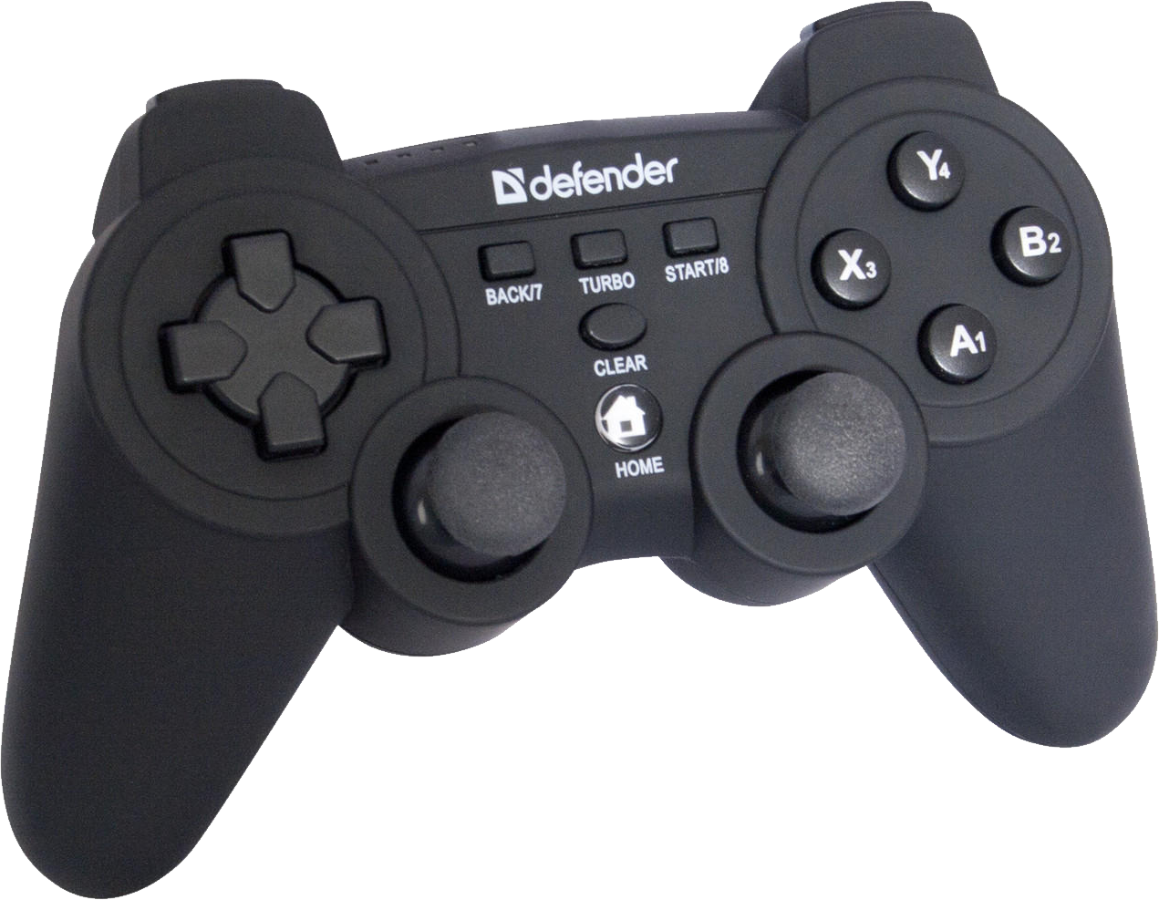 Defender Game Controller Black PNG