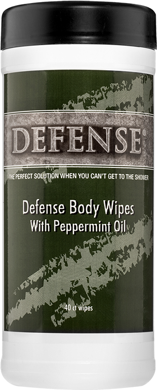 Defense Peppermint Oil Body Wipes PNG