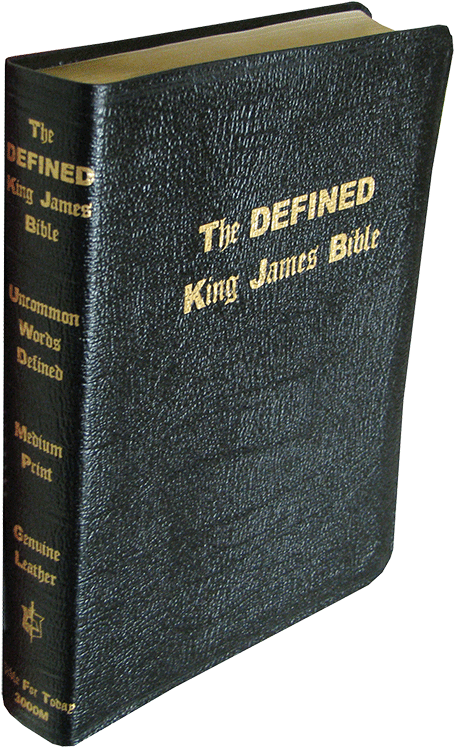 Download Defined King James Bible Leather Cover | Wallpapers.com