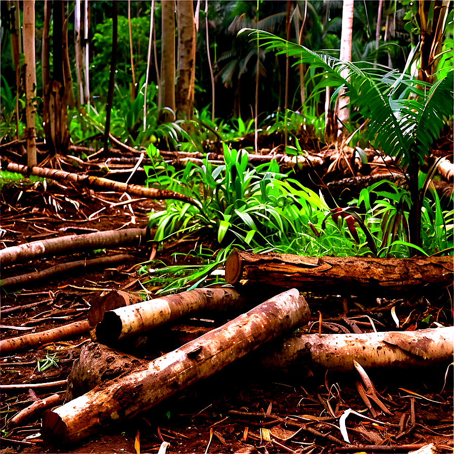 Deforestation And Ecosystem Services Png 7 PNG
