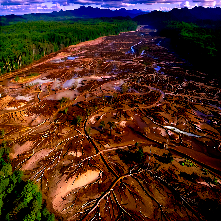 Deforestation And Natural Disasters Png 06212024 PNG