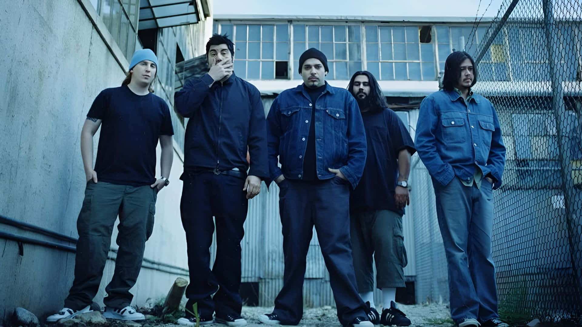Deftones Band Gruppfoto Wallpaper