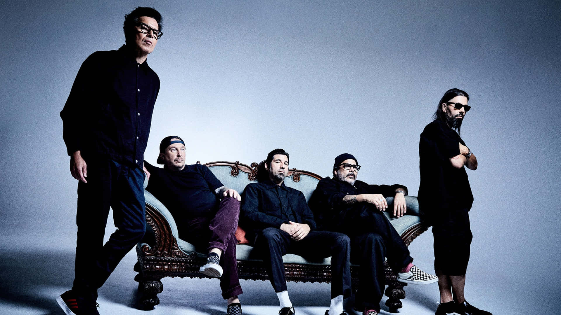 Deftones Band Gruppfoto Wallpaper