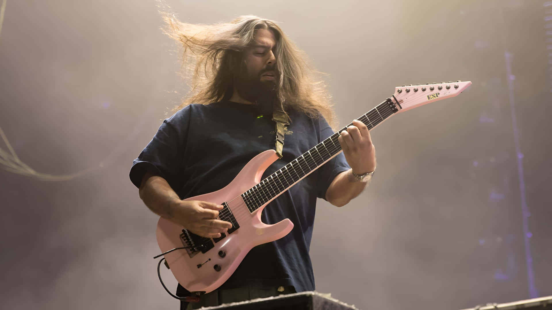 Deftones Guitarist Live Performance Wallpaper
