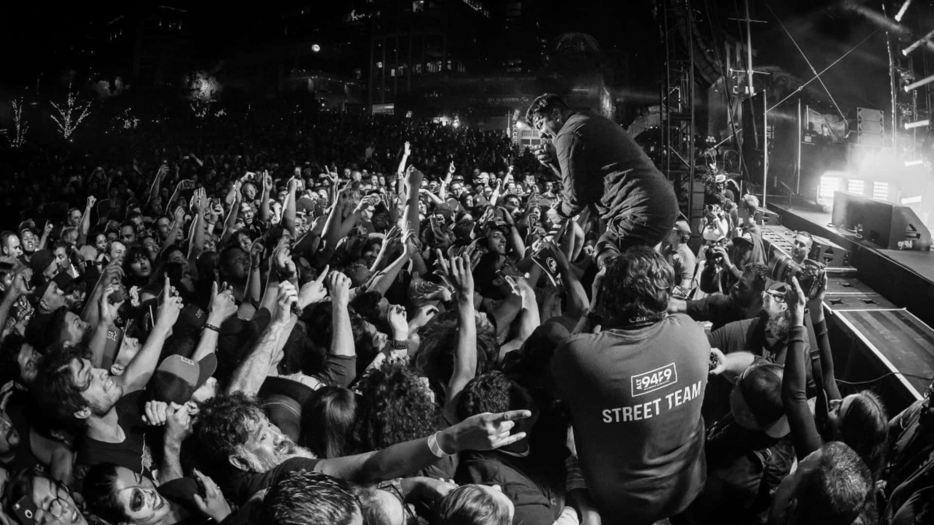 Deftones Live Konsert Energi Wallpaper