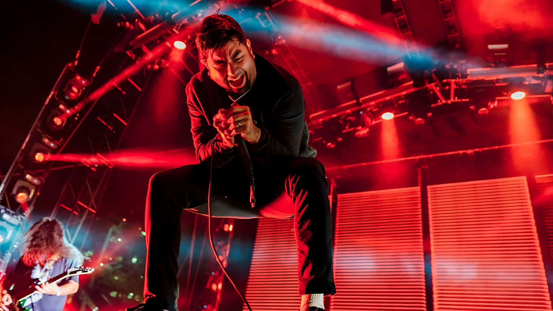 Deftones Live Concert Energy Wallpaper