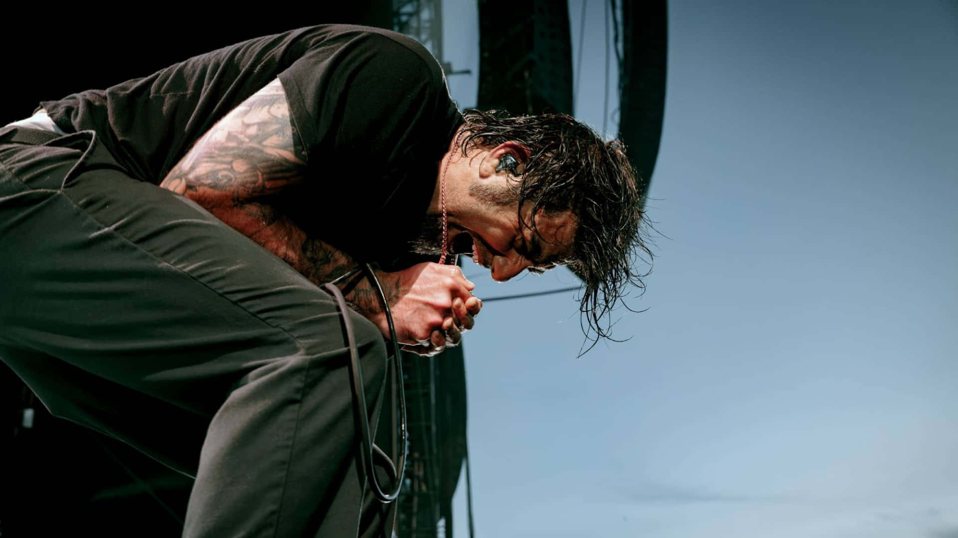 Deftones Live Framträdande Wallpaper