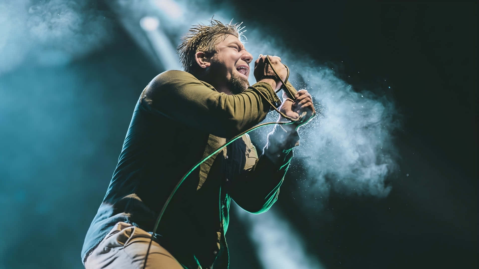 Deftones Live Prestanda Energi Wallpaper