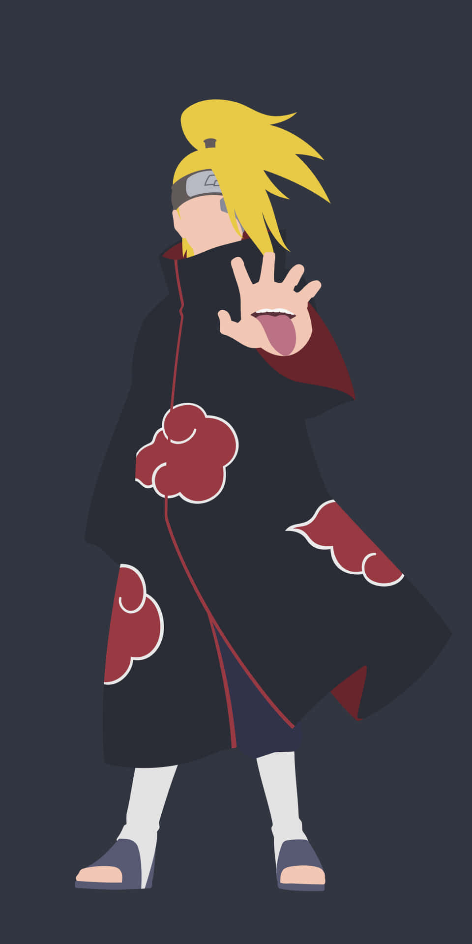 Deidara,explosiver Akatsuki-ninja. Wallpaper