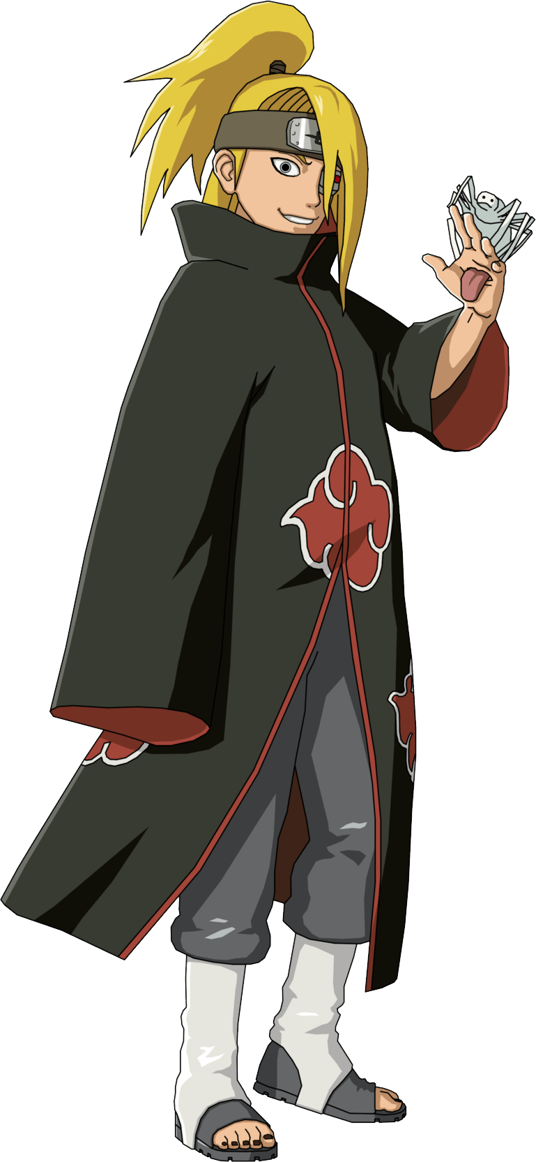 Deidarain Akatsuki Cloak PNG