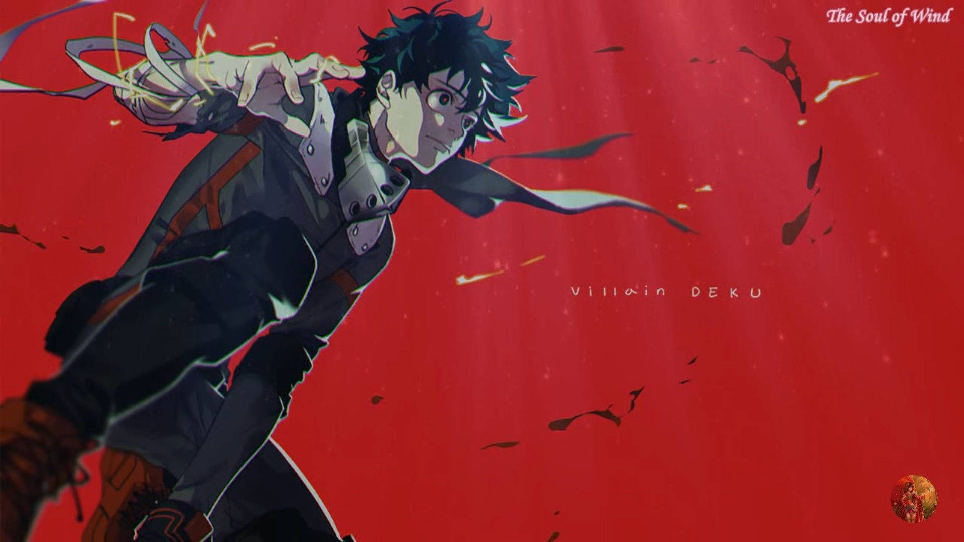 "Deku steps into the role as villain in My Hero Academia" Wallpaper