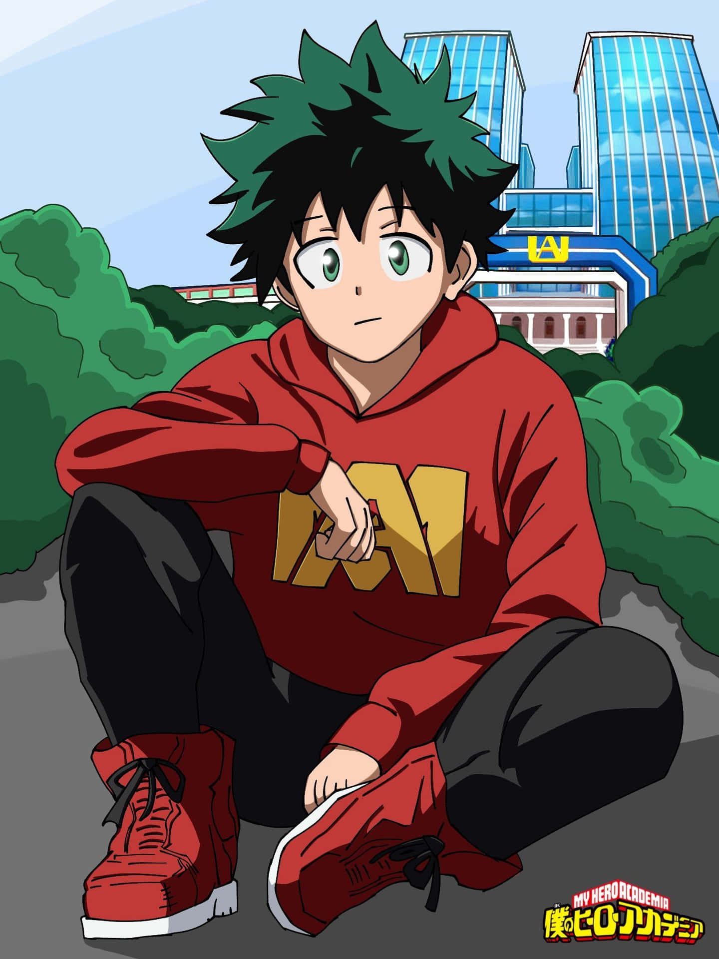 Deku Drip Streetwear Style Wallpaper