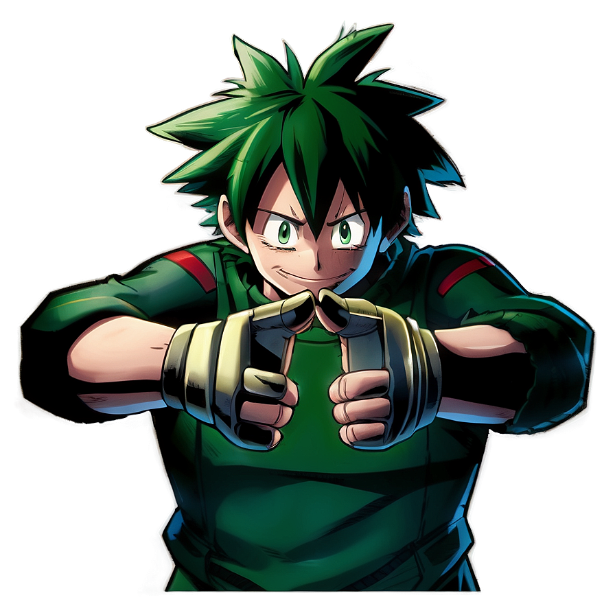 Download Deku Emotional Moment Png Rfr | Wallpapers.com