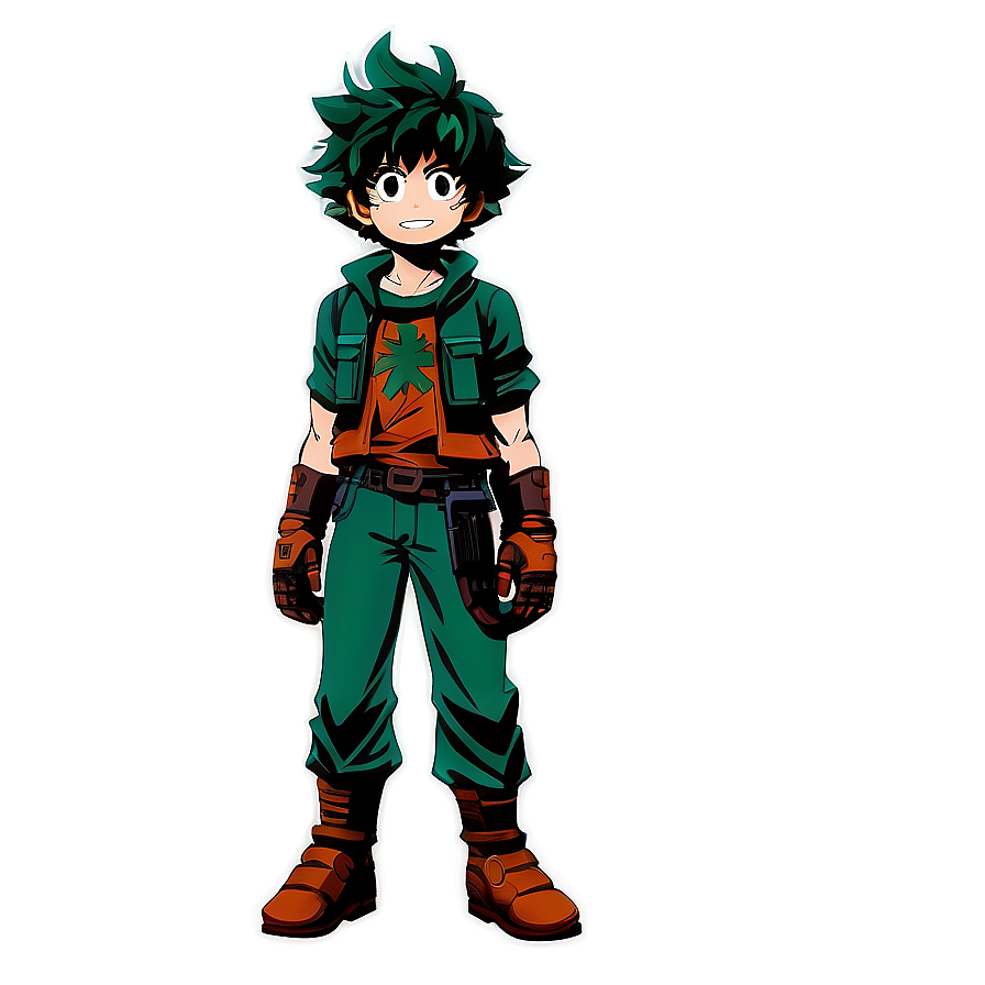 Download Deku First Hero Outfit Png Qgp49 | Wallpapers.com