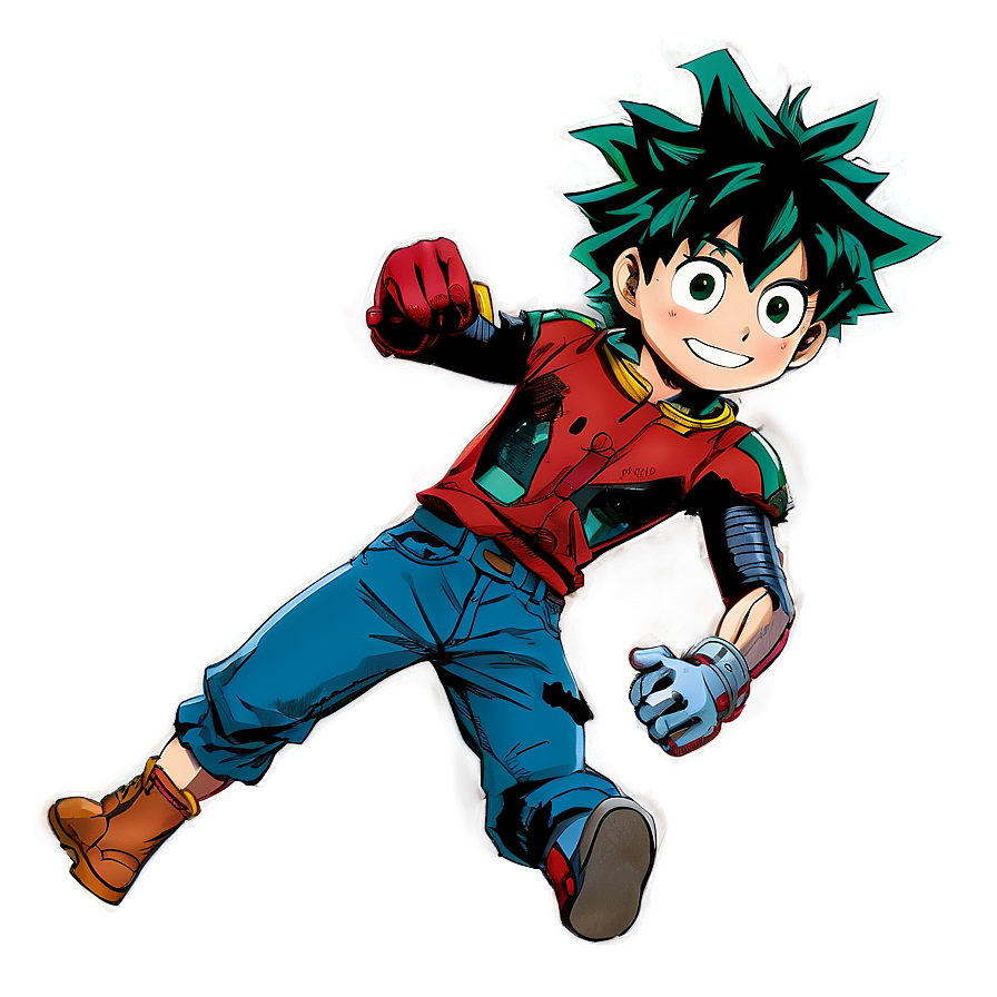 Download Deku Saving Someone Png 05062024 | Wallpapers.com