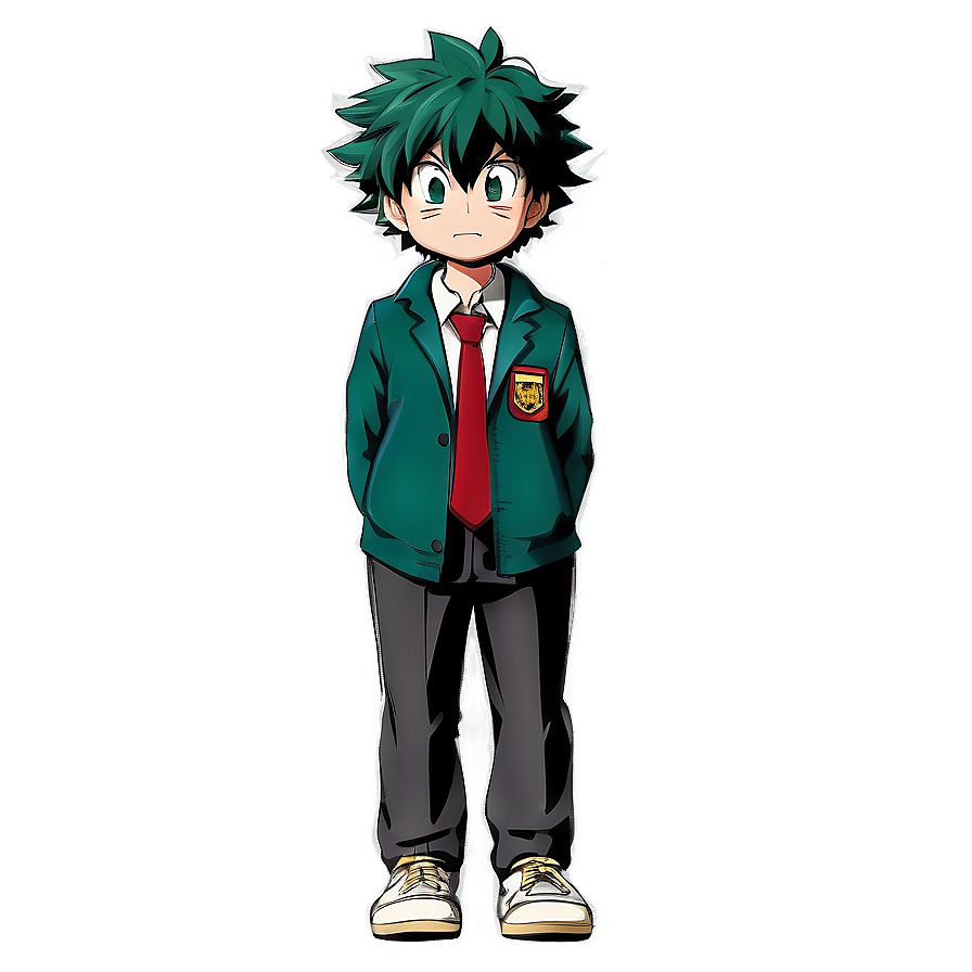 Download Deku School Uniform Png 05062024 | Wallpapers.com