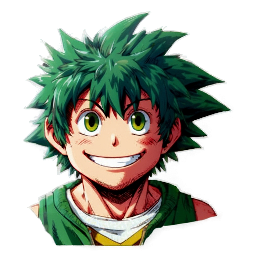 Download Deku Smiling Png 58 | Wallpapers.com