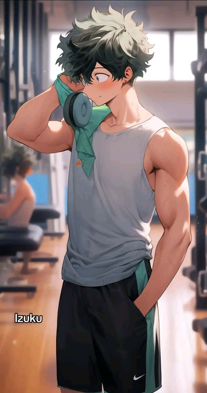 Download Deku_ Workout_ Mode Wallpaper | Wallpapers.com