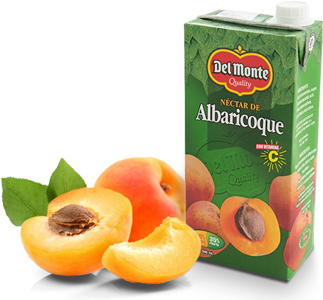 Del Monte Apricot Nectar Packaging PNG