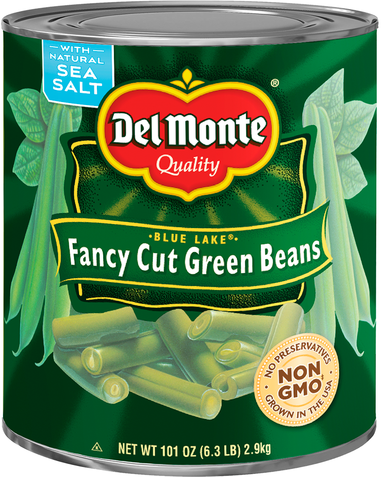 Del Monte Fancy Cut Green Beans Can PNG