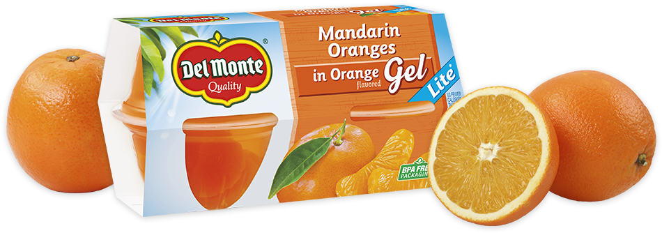 Del Monte Mandarin Oranges Packaging PNG