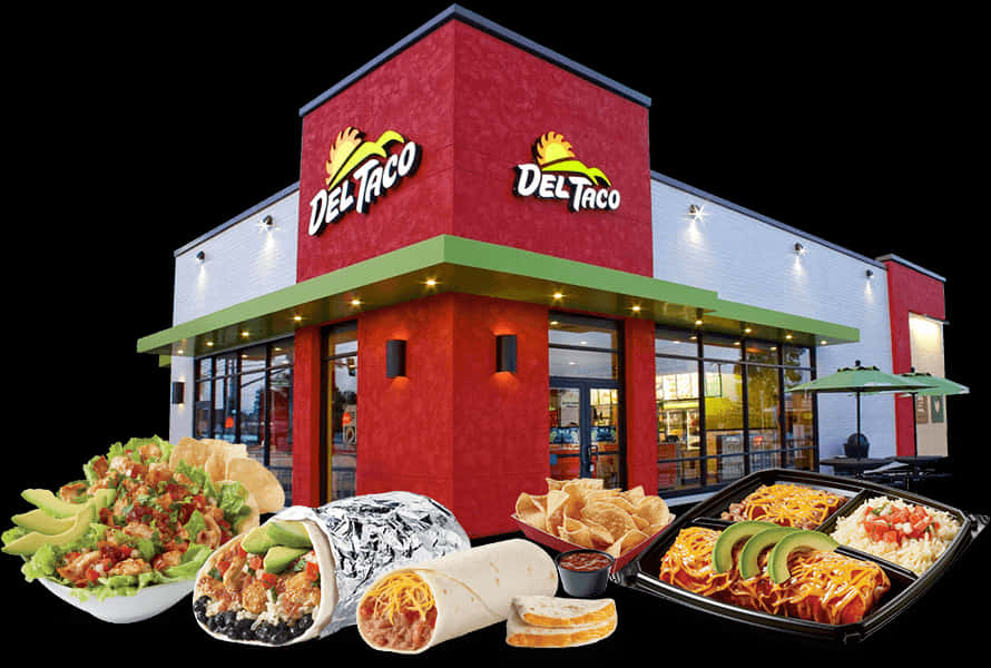 Download Del Taco Restaurantand Food Spread | Wallpapers.com