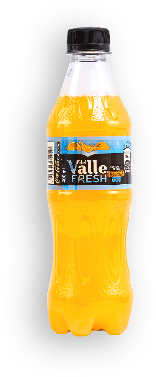Del Valle Fresh Orange Juice Bottle PNG