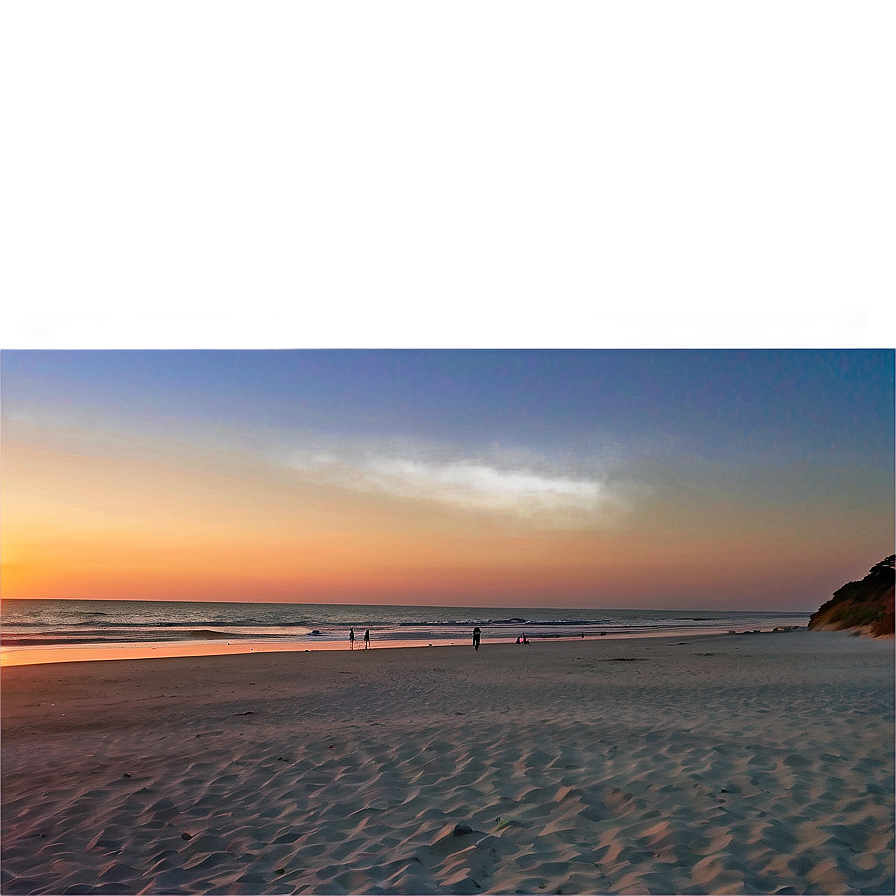 Delaware Beach Sunset Png Tyw PNG