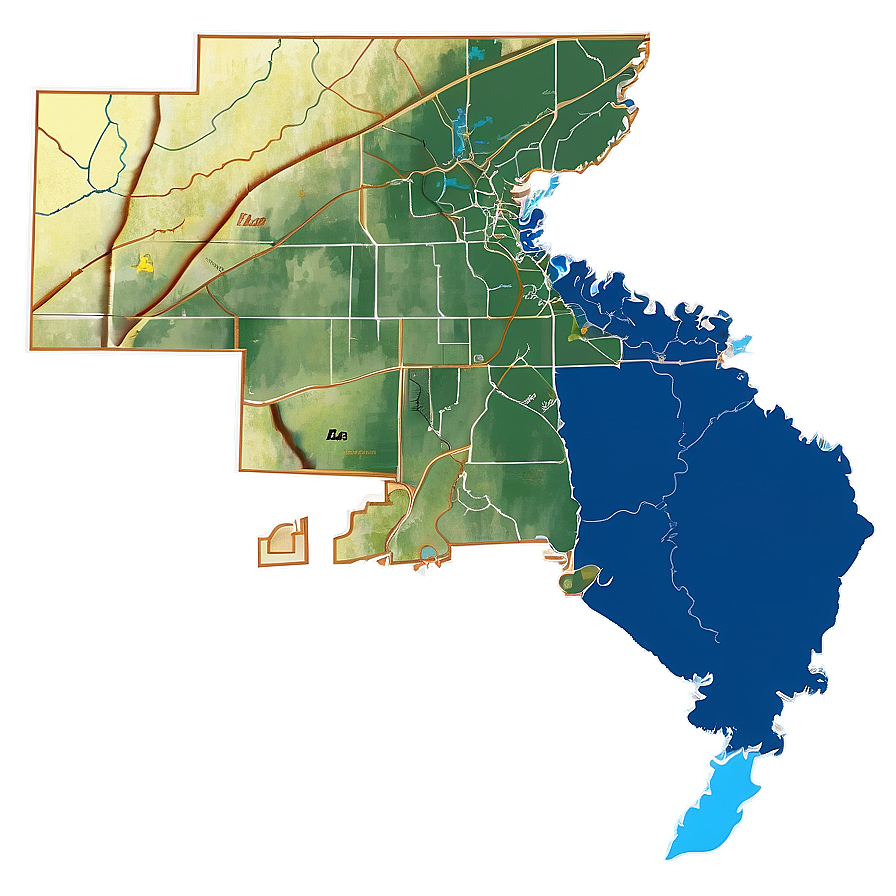 Delaware Map Png 06202024 PNG