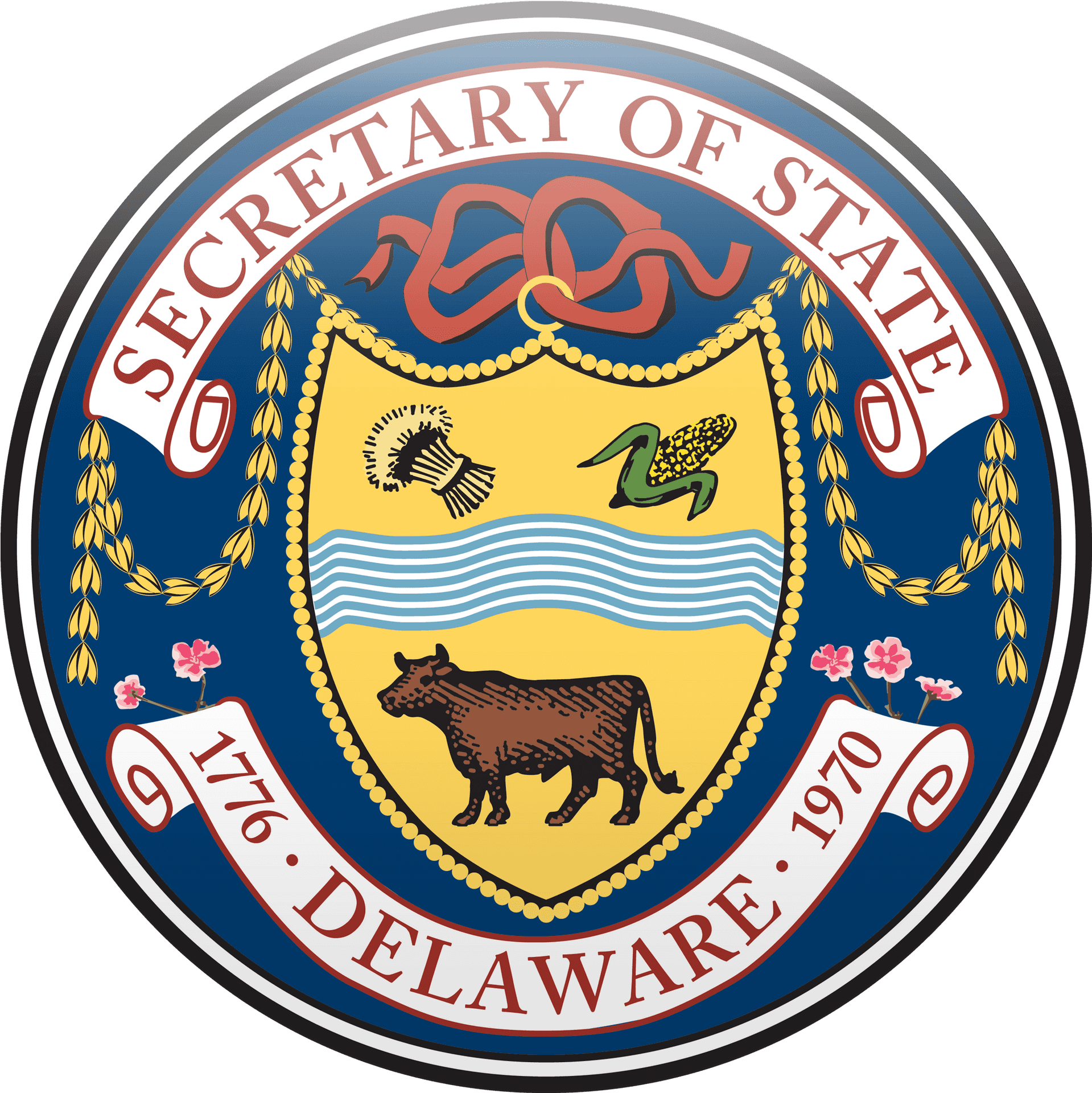 Delaware Secretaryof State Seal PNG