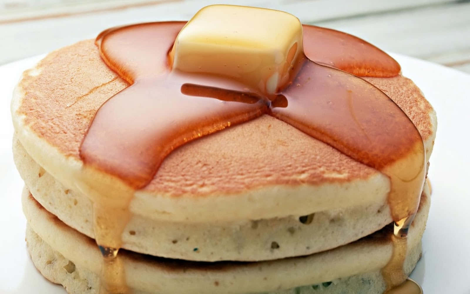 Delectable Pancakes Wallpaper