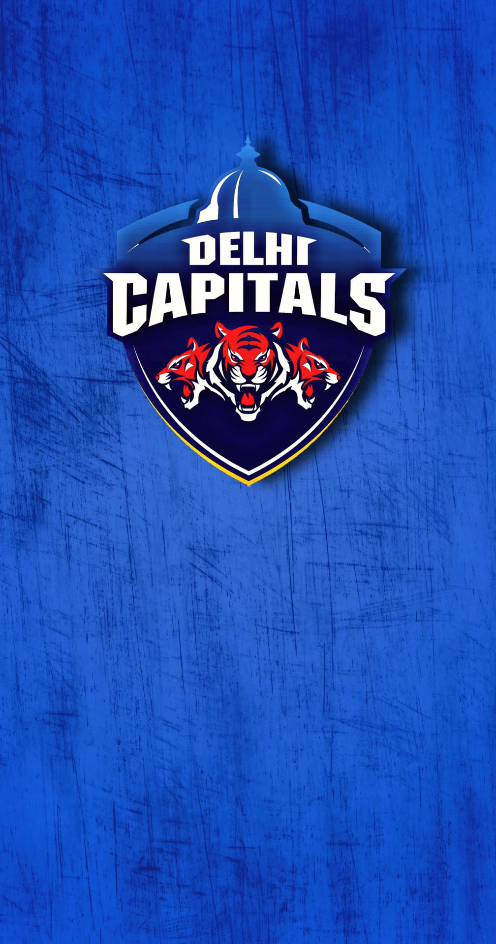Power and Passion - The Delhi Capitals Logo Wallpaper