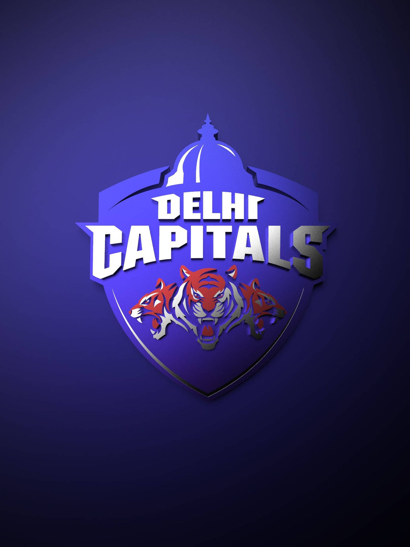 Logotipoda Delhi Capitals. Papel de Parede
